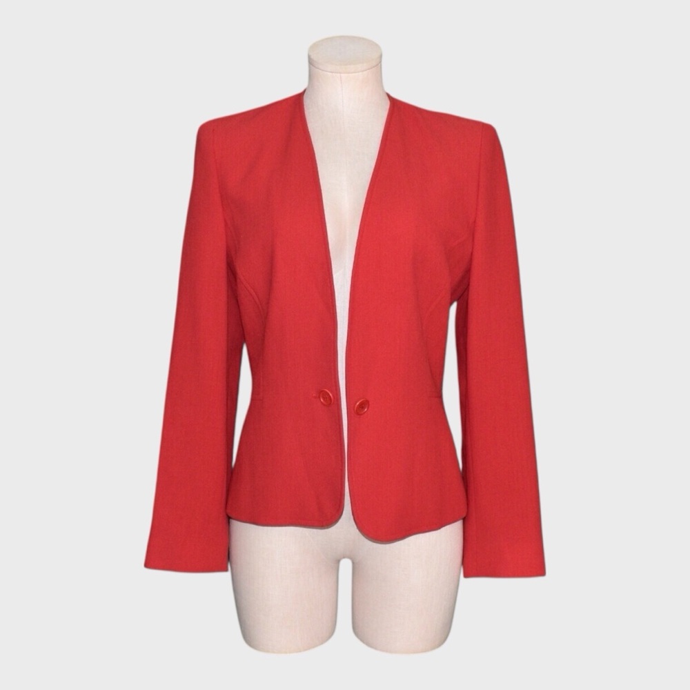 Akris Punto Structured Ribbedβ Wool Blazer Jacket